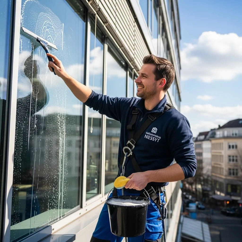 Professionelle Fensterreinigung in Ottobrunn für Privat und Gewerbe